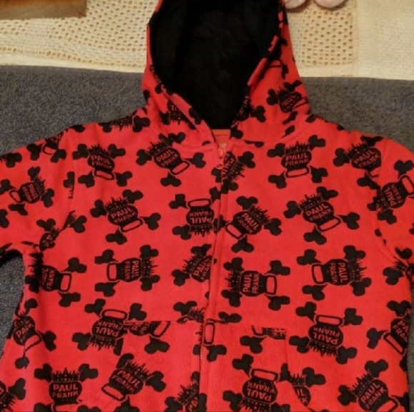 Paul Frank For Target Toddler Boy's Hoodie-Red-NWT-4T - Picture 3 of 6
